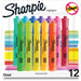 Sharpie SmearGuard Tank Style Highlighters - Assorted Ink - 12 / Pack