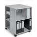 DURABLE Multifunction Trolley - 6 Shelf - 132 lb Load Capacity - 4 Casters - Wood - 20.79" Width x 23.31" Depth x 29.45" Height - Gray - 1 Each
