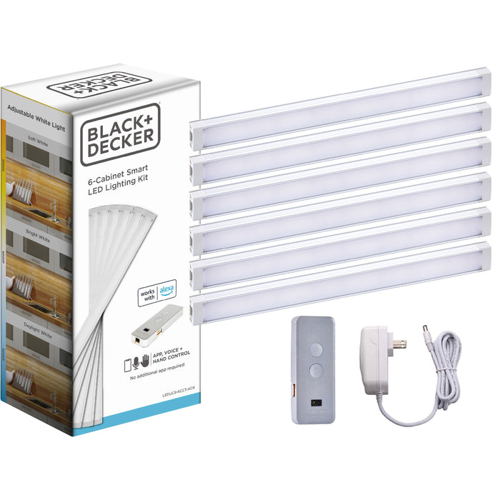 BLACK+DECKER Smart Under Cabinet Lighting Kit - Silver - 1 Each