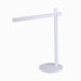 Bostitch Dimmable Bar Desk Lamp - 5.50 W LED Bulb - Matte - Dimmable, Adjustable Brightness, Color Temperature Setting, Flicker-free, Adjustable Head, Glare-free Light - Metal - Desk Mountable - White - for Desk, Relaxing, Reading, Room