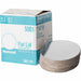 BluTable 7" Round Foil Pan Flat Board Lids - Round - White, Silver - 500 / Carton