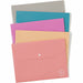 U Brands U-Eco Letter File Pocket - 8 1/2" x 11" - 1 Pocket - Poly - Assorted - 0% Recycled - 10 / Pack