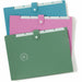 U Brands U-Eco Letter Expanding File - 8 1/2" x 11" - 6 Pocket - Poly - Assorted - 0% Recycled - 3 / Pack