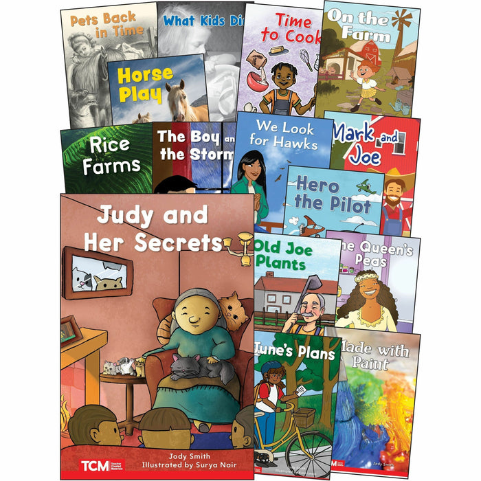 Shell Education Decodable Books Grade 1 Set 2: 15-Book Set Printed Book - Grade 1 - English - 15 / Set