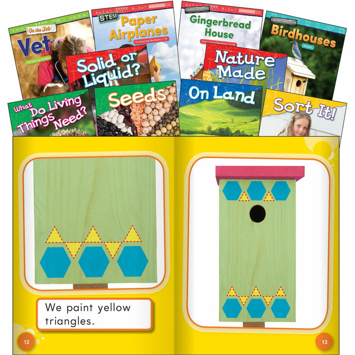 Shell Education Exploring STEM Kindergarten 10-Book Set Printed Book - Grade K - English - 10 / Set