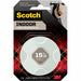 Scotch Mounting Tape - 6.25 ft Length x 0.50" Width - White - Foam - 1 Roll