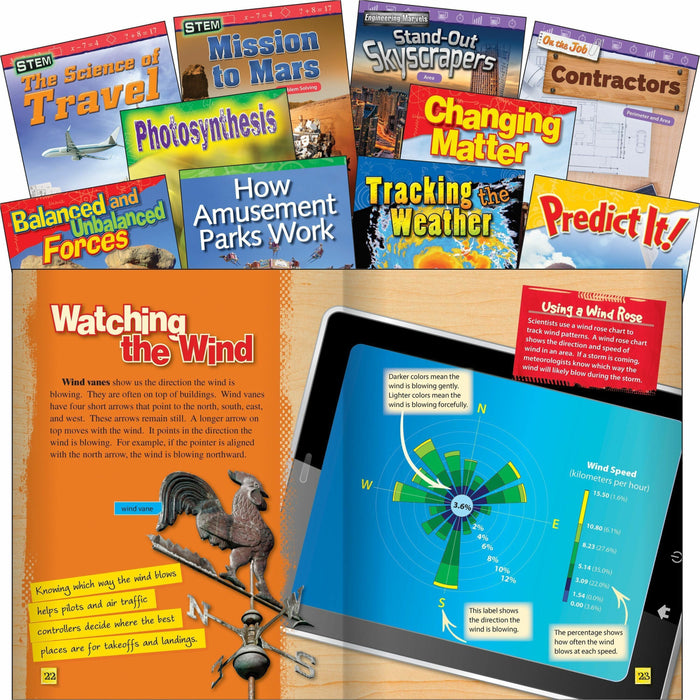 Shell Education Exploring STEM Grade 3 10-Book Set Printed Book - Grade 2-3 - English - 10 / Set