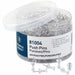 Business Source 1/2" Head Pushpins - 0.50" Head - for Notes, Photo, Corkboard, Bulletin Board, Fabric Panel - Clear - 600 / Pack