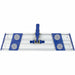 Monarch Smart Rags 18" Lockable Mop Frame - Lightweight, Hook & Loop Strip - Black, Silver - Aluminum - 1 Each