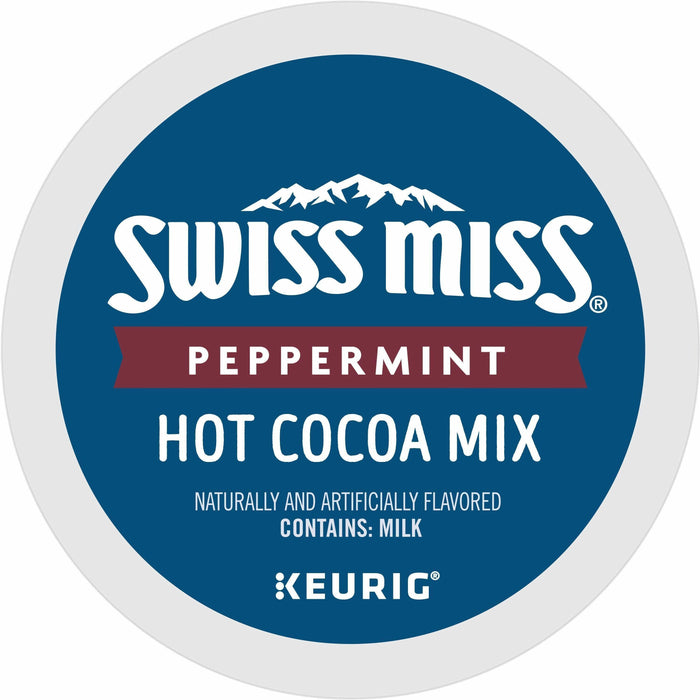 Swiss Miss® K-Cup Peppermint Hot Cocoa - Hot Cocoa, Peppermint - 22 / Box