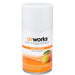 AirWorks Metered Aerosol Air Freshener, 12/cs - Mango Madness - Aerosol - 6000 ft� - 7 fl oz (0.2 quart) - Mango Madness - 30 Day - Odor Neutralizer, Long Lasting, VOC Compliant - 12 / Carton