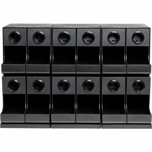 Keurig K-Cup Modular Merchandiser - 4 x Coffee/Tea Pod - Black - Plastic - 1 Each