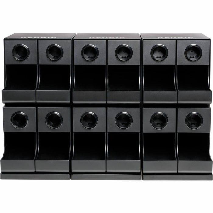 Keurig K-Cup Modular Merchandiser - 4 x Coffee/Tea Pod - Black - Plastic - 1 Each
