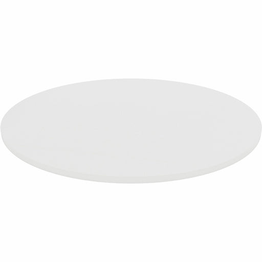 Lorell Hospitality/Conference Tabletop - Round - x 1" Thickness x 48" Diameter - Band Edge - White Table Top - For Reception Area, Conference Table, Breakroom, Lobby, Meeting, Office - 1 Each