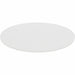 Lorell Hospitality/Conference Tabletop - Round - x 1" Thickness x 48" Diameter - Band Edge - White Table Top - For Reception Area, Conference Table, Breakroom, Lobby, Meeting, Office - 1 Each