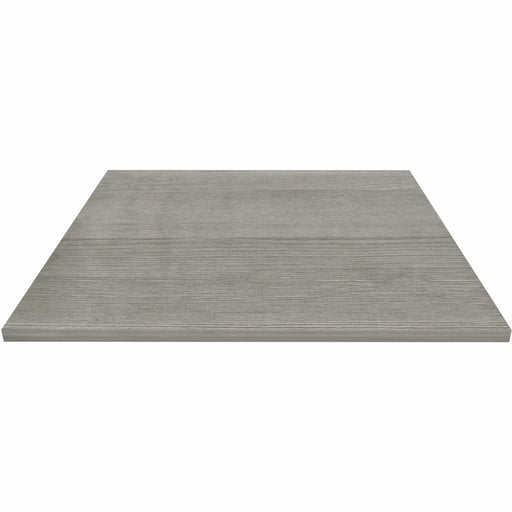 Lorell Hospitality/Conference Tabletop - Square - 36" Width x 1" Thickness x 36" Length - Band Edge - Weathered Charcoal Table Top - Sturdy - For Reception Area, Conference Table, Breakroom, Lobby, Meeting, Office - 1 Each