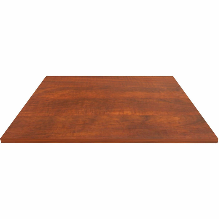 Lorell Hospitality/Conference Tabletop - Square - 42" Width x 1" Thickness x 42" Length - Band Edge - Cherry Table Top - For Reception Area, Conference Table, Breakroom, Lobby, Meeting, Office - 1 Each