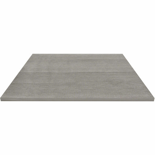 Lorell Hospitality/Conference Tabletop - Square - 42" Width x 1" Thickness x 42" Length - Band Edge - Weathered Charcoal Table Top - For Reception Area, Conference Table, Breakroom, Lobby, Meeting, Office - 1 Each