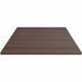 Lorell Hospitality/Conference Tabletop - Square - 36" Width x 1" Thickness x 36" Length - Band Edge - Finish: Espresso - White Table Top - Sturdy - For Reception Area, Conference Table, Breakroom, Lobby, Meeting, Office - 1 Each