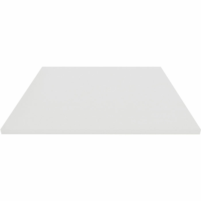 Lorell Hospitality/Conference Tabletop - Square - 36" Width x 1" Thickness x 36" Length - Band Edge - White Table Top - Sturdy - For Reception Area, Conference Table, Breakroom, Lobby, Meeting, Office - 1 Each