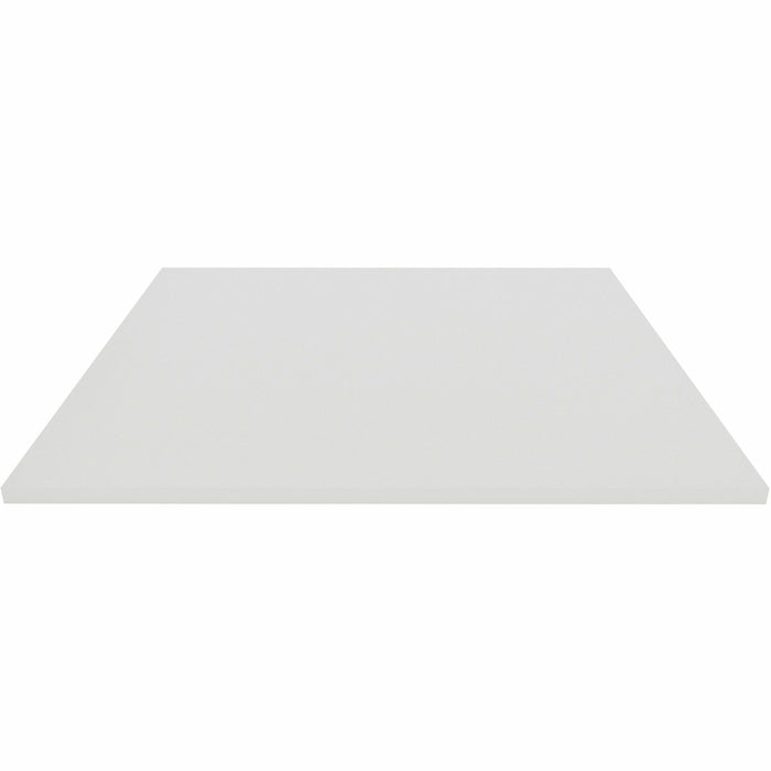 Lorell Hospitality/Conference Tabletop - Square - 42" Width x 1" Thickness x 42" Length - Band Edge - White Table Top - For Reception Area, Conference Table, Breakroom, Lobby, Meeting, Office - 1 Each