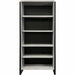 Martin Mason Concrete Laminate Unit - 78" Height x 36" Width x 12" Depth - 4 Shelve(s) - 3 Adjustable Shelf(ves) - Material: Thermofused Laminate (TFL) - Finish: Concrete, Wood - Durable, Long Lasting, Adjustable Shelf, Storage Space, Laminated - For Stor