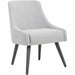 Boss Boyle Guest Chair - Foam Seat Material - 5-star Base - Wood, Gray, Black - Poly Linen, Metal - 1 Each