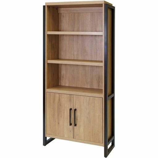 Martin Mason Monarca Laminate Unit - 78" Height x 36" Width x 12" Depth - 2 Door(s) - 4 Shelve(s) - 3 Adjustable Shelf(ves) - Material: Thermofused Laminate (TFL) - Finish: Wood, Monarca Natural - Durable, Long Lasting, Adjustable Shelf - For Office Suppl
