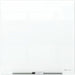 Quartet InvisaMount Magnetic Glass Board - 48" (4 ft) Width x 48" (4 ft) Height - White Glass Surface - Horizontal - Magnetic - Frameless, Accessory Tray, Non-absorbent, Stain Resistant, Ghost Resistant, Scratch Resistant, Dent Resistant, Easy to Clean -