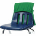 Seat Sack 10-Count 1-Pocket Seat Sack with Elastic Back Bundle - 1 Pocket(s) - 1 Compartment(s) - 17" Width x 2" Depth - Chair - Durable, Desk Space, Laminated, Elastic, Washable, Expandable - Green - Poly Cotton - 1 Carton