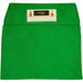 Seat Sack 25-Count 1-Pocket Classroom Pack - 1 Pocket(s) - 19" Width x 2" Depth - Chair - Elastic, Expandable, Washable, Laminated - Green - Poly Cotton, Laminate - 25/Pack - 1 Carton