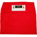 Seat Sack 25-Count 1-Pocket Classroom Pack - 1 Pocket(s) - 15" Width x 2" Depth - Chair - Laminated, Washable, Expandable, Easy to Clean - Red - Poly Cotton - 25/Pack - 1 Carton
