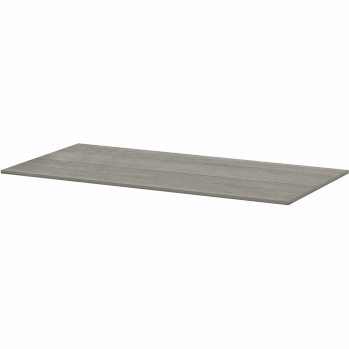 Lorell Essentials Modular Conference Tables - 1" Height x 94" Width x 47" Depth - Band Edge - Finish: Weathered Charcoal - Modular, Smooth Surface - For Conference Room, Meeting, Office - 1 Each