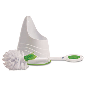 Bowl and Brush Caddy, 12.5" Handle, Green