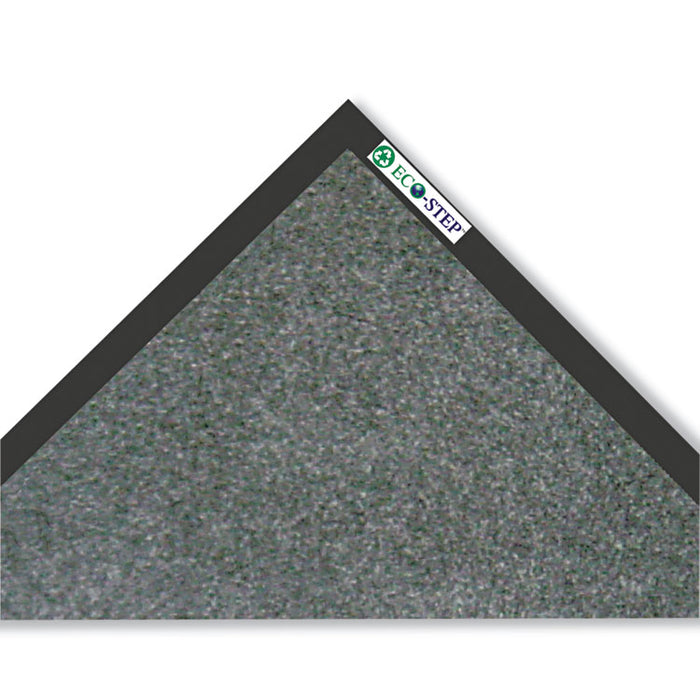 EcoStep Wiper Mat, Rectangular, Charcoal Gray Cut Pile Surface, 48" x 72"