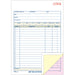Adams Carbonless 3-part Sales Order Books - 50 Sheet(s) - 3 Part - Carbonless Copy - 5.56" x 8.43" Sheet Size - White, Canary, Pink - Assorted Sheet(s) - 1 Each