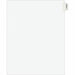 Avery® Individual Legal Exhibit Dividers - Avery Style - 1 Printed Tab(s) - Character - U - 8.5" Divider Width x 11" Divider Length - Letter - White Paper Divider - Paper Tab(s) - 20% Recycled - Reinforced Tab, Rip Proof, Unpunched - 1 Pack