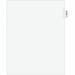 Avery® Individual Legal Exhibit Dividers - Avery Style - 1 Printed Tab(s) - Character - V - 8.5" Divider Width x 11" Divider Length - Letter - White Paper Divider - Paper Tab(s) - 20% Recycled - Reinforced Tab, Rip Proof, Unpunched - 1 Pack