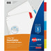 Avery® Big Tab Extra-Wide Insertable Dividers - 5 Blank Tab(s) - 5 Tab(s)/Set - 9" Divider Width x 11" Divider Length - 3 Hole Punched - White Paper Divider - Multicolor Tab(s) - 20% Recycled - Reinforced Edges - 5 / Set