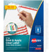 Avery® Index Maker Index Divider - 8 x Divider(s) - 8 - 8 Tab(s)/Set - 9.3" Divider Width x 11.25" Divider Length - 3 Hole Punched - White Paper Divider - White Paper Tab(s) - 0% - Hole-punched, Printable, Durable, Tear Resistant, Extra Wide Divider, Doub