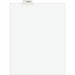 Avery® Individual Bottom Tab Legal Dividers - 25 x Divider(s) - Bottom Tab(s) - Exhibit I - 1 Tab(s)/Set - 8.5" Divider Width x 11" Divider Length - Letter - 8.50" Width x 11" Length - White Paper Divider - 20% Recycled - 1 Pack