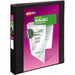 Avery® Durable View 3 Ring Binder - 1" Binder Capacity - Letter - 8 1/2" x 11" Sheet Size - 220 Sheet Capacity - 250 Ring - Fastener: Slant Ring - Pocket: 2, Internal - Polypropylene - Black - Recycled - Adhesive, Durable, Flexible, Pocket, Recyclable, Sp