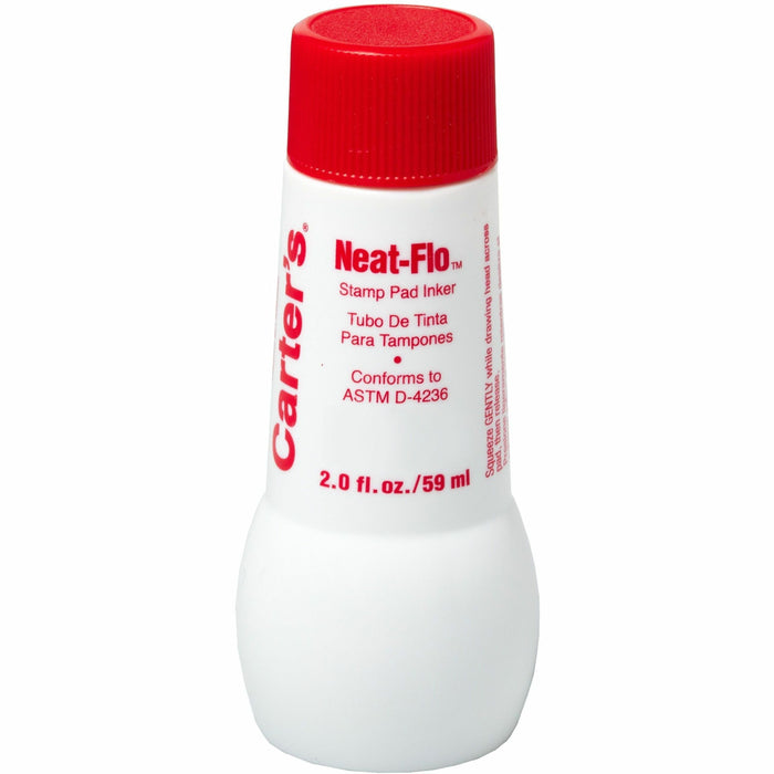 Carter's® Stamp Pad Inker - Red Ink - 2 fl oz - Red - 1 Each