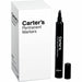 Carter's® Permanent Markers, Large Desk-Style, 12 Black (27178) - 4.7625" Chisel Marker Point - Black Ink - Office, Warehouse, Classroom, Metal, Plastic - 12