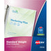 Avery® Standard Weight Sheet Protectors - Sheet Capacity - For Letter 8 1/2" x 11" Sheet - Ring Binder - Top Loading - Clear - Polypropylene - 100 / Box