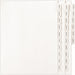 Avery® Allstate Style EXHIBIT Tab Legal Dividers - 1 x Divider(s) - Side Tab(s) - EXHIBIT A-Z - 25 Tab(s)/Set - 8.5" Divider Width x 11" Divider Length - Letter - 8.50" Width x 11" Length - White Paper Divider - White Tab(s) - 20% Recycled - 1 Set