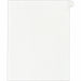 Avery® Allstate-Style Individual Legal Dividers - 25 x Divider(s) - Side Tab(s) - 1 - 1 Tab(s)/Set - 8.5" Divider Width x 11" Divider Length - Letter - 8.50" Width x 11" Length - White Paper Divider - 20% Recycled - 1 Pack