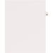 Avery® Side Tab Individual Legal Dividers - 25 x Divider(s) - Side Tab(s) - 256 - 1 Tab(s)/Set - 8.5" Divider Width x 11" Divider Length - Letter - 8.50" Width x 11" Length - White Paper Divider - 20% Recycled - 1 Pack
