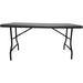 Iceberg IndestrucTable TOO 1200 Series Folding Table - Rectangle Top - Contemporary Style - 1200 lb Capacity - 30" Table Top Length x 60" Table Top Width x 1" Table Top Thickness x 1" Table Top Diameter - 29" Height - Indoor, Outdoor - Assembly Required -