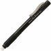 Pentel Rubber Grip Clic Eraser - Black - Black Barrel - Pen - Refillable - 1 Each - Retractable, Latex-free Grip, Ghost Resistant, Pocket Clip